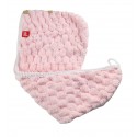 ab Super Absorbent Quick Hair Dry Towel Microfiber Head Wrap Tuala Rambut Wanita Tuala Kepala Serap Air - Pink