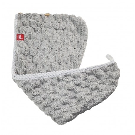 ab Super Absorbent Quick Hair Dry Towel Microfiber Head Wrap Tuala Rambut Wanita Tuala Kepala Serap Air - GREY