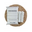 Akarana Baby Organic Bamboo Washcloth Set Super Soft 6 in 1 Pack Baby Handkerchief (White)