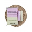Akarana Baby Organic Bamboo Washcloth Set Super Soft 6 in 1 Pack Baby Handkerchief (Pink & Yellow)
