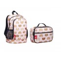 ab New Zealand Toddler Backpack & Lunch Bag Value Combo Set (Brainy Cat)