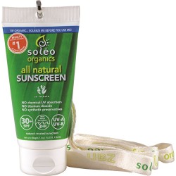 Health Tech Natural Organic Soleo Sunscreen 40g
