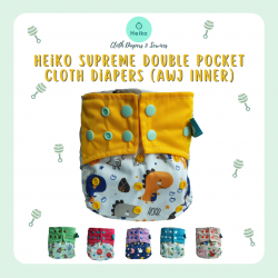 Heiko Supreme Double Pocket Cloth Diapers (AWJ Inner)