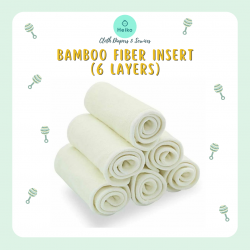 Bamboo Fiber Insert (6 Layers)