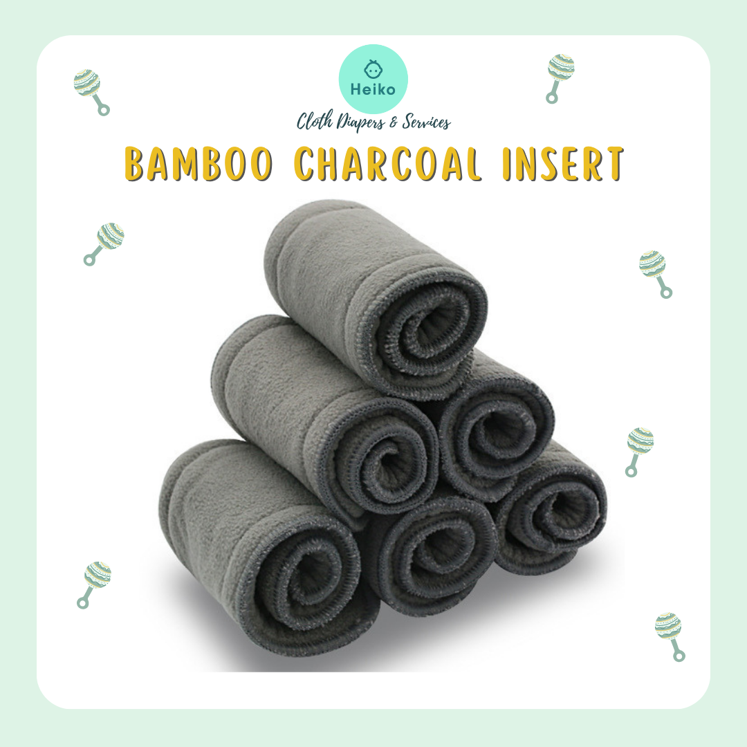 Bamboo charcoal inserts cloth hot sale diapers