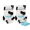 Basilic Soother in Cherry Shape Cow M (2 Pieces)