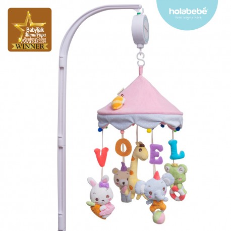 Holabebe Musical Mobile Toys For Baby Crib And Playpen Love