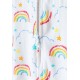 Holabebe Sleeping Bag With Twin Zipper Swaddle Bedung Zip-Rainbow