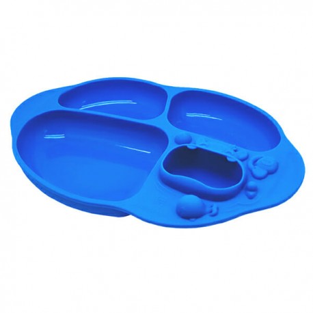 Marcus & Marcus Yummy Dips Suction Silicone Divided Plate (BLW Mommy Preffered)
