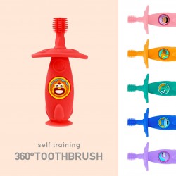 Marcus & Marcus Baby Self Training 360° Standing Toothbrush with Suction Pad