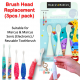Marcus & Marcus Replacement Toothbrush Head (3pcs) for Kids Sonic Electric Toothbrush & Reusable Toothbrush