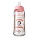 Simba Crystal Romance Wide Neck Glass Bottle [Rose Pink] - 270ml/9oz