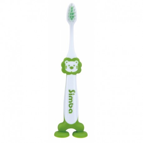 Simba Standing Toothbrush With Suction Pads - Green