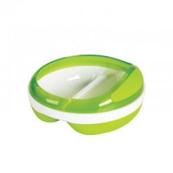 OXO TOT Divided Feeding Dish With Removable Ring (Green)