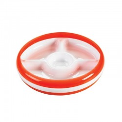 OXO TOT Divided Plate With Removable Ring (Orange)