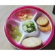 OXO TOT Divided Plate With Removable Ring - Pink