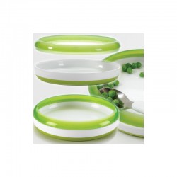 OXO TOT Training Plate with Removable Ring (Green)