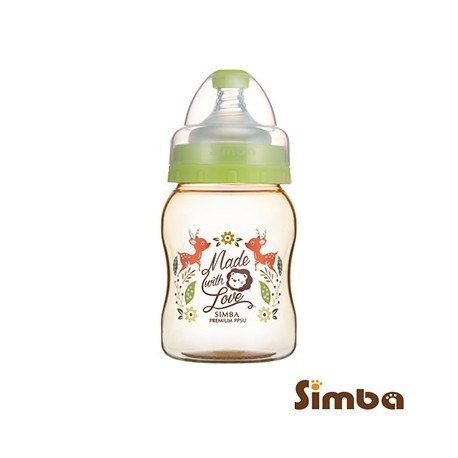 Simba Dorothy Wonderland PPSU Feeding Bottle-Wide Neck 200ml-Green
