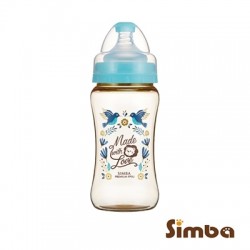 Simba Dorothy Wonderland PPSU Feeding Bottle-Wide Neck 360ml (Blue)