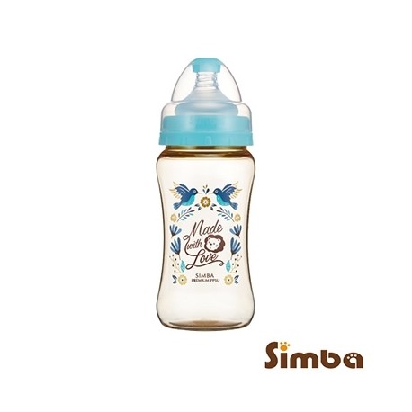 Simba Dorothy Wonderland PPSU Feeding Bottle-Wide Neck 360ml-Green
