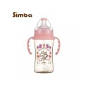 Simba Dorothy Wonderland PPSU Bottle[Handle+Auto Straw]-Wide Neck 270ml (Pink)
