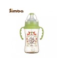 Simba Dorothy Wonderland PPSU Bottle[Handle+Auto Straw]-Wide Neck 270ml (Green)