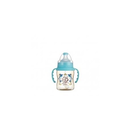 Simba Dorothy Wonderland PPSU Bottle[Handle+Auto Straw]-Wide Neck 200ml-Blue