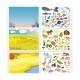 Joan Miro Reusable Sticker Pad - Animal World