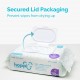 Hoppi Premium 99% Baby Water Wipes / Baby Wipes / Wet Wipes / Wet Tissue - 80 Wipes x 3 Packs