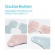 Hoppi Baby Pure Cotton Bib / 6 Layers Pure Cotton / Super Absorbent / Soft & Gentle (2-In-1 Bundle Set in Pink Color)