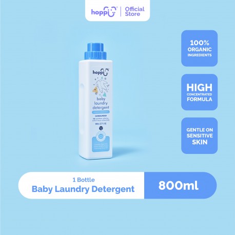 Hoppi 100% Organic Baby Laundry Detergent (800ml/Bottle)