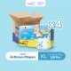 [CARTON] Hoppi AirDream Baby Diaper Pants M44/L38/XL32/XXL28 (4 Packs) 2mm Ultracore Technology
