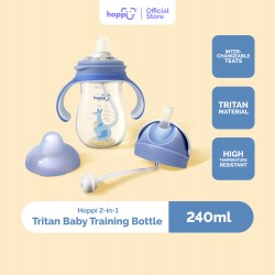 Hoppi 2-in-1 Tritan Baby Training bottle (240ml)