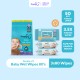 Hoppi Premium 99% Baby Water Wipes / Baby Wipes / Wet Wipes / Wet Tissue - 80 Wipes x 3 Packs