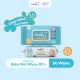 Hoppi Premium 99% Baby Water Wipes / Baby Wipes / Wet Wipes / Wet Tissue - 80 Wipes x 3 Packs