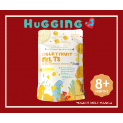 HUGGING LOVE ORGANIC BABY YOGURT FRUIT MELTS - MANGO 20G PER PACK [HALAL] [PROTIEN, PROBIOTICS AND ESSENTIAL VITAMINS]