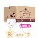 [Bundle of 4] Iconic Babycare Ultrasoft Day & Night Baby Diaper Pants M192/L176/XL152/XXL128