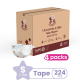 [Bundle of 4] Iconic Babycare Ultrasoft Day & Night Baby Diaper Tape NB120/S224/M208/L192