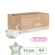 [Bundle of 4] Iconic Babycare Signature Day & Night Baby Diaper Tape NB112/S200/M176/L152