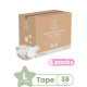 [Bundle of 4] Iconic Babycare Signature Day & Night Baby Diaper Tape NB112/S200/M176/L152