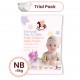 [Trial Pack] Iconic Babycare Ultrasoft Day & Night Baby Diaper Tape NB/S/L/XL (2pcs/pack)