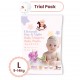 [Trial Pack] Iconic Babycare Ultrasoft Day & Night Baby Diaper Pants M/L/XL/XXL (2pcs/pack)