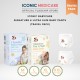 [Travel Pack] Iconic Babycare Ultraslim Day-Use /Signature Day & Night Baby Diaper Pants M14/L12/XL10/XXL8