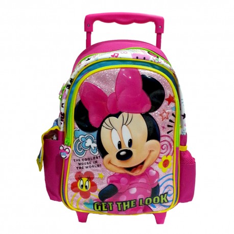 Disney Minnie Mouse Style Primary School Trolley Bag