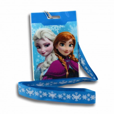 Disney Frozen Sister Card Holder With Lanyard