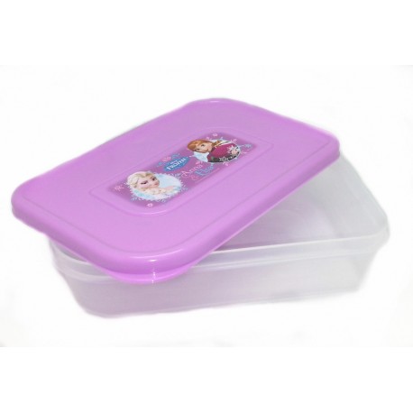 Disney Frozen Purple Square Lunch Box