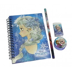 Disney Frozen Pretty Elsa A6 NoteBook With Stationery Set