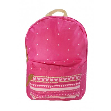 Disney Minnie Mouse Pink Line Teen Laptop Backpack