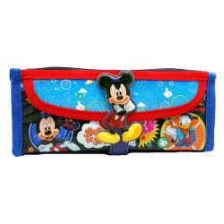 Disney Mickey Mouse Oh Boy Square Pencil Bag With Pocket