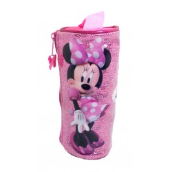 Disney Minnie Mouse Sparkling Stylish Round Pencil Bag